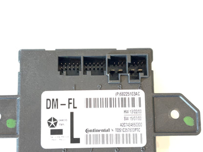 Driver Side Door Module 2013-2018 Ram 1500 2015-18 2500 19+ Classic 68225103AC