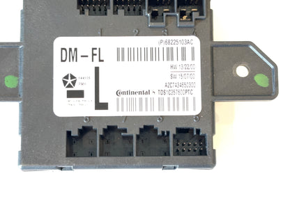 Driver Side Door Module 2013-2018 Ram 1500 2015-18 2500 19+ Classic 68225103AC