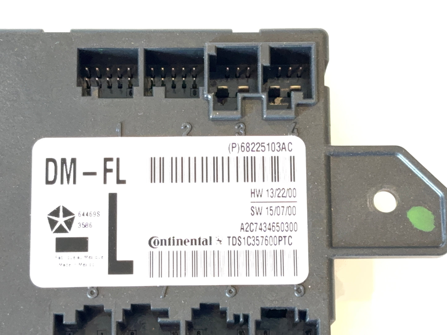 Driver Side Door Module 2013-2018 Ram 1500 2015-18 2500 19+ Classic 68225103AC