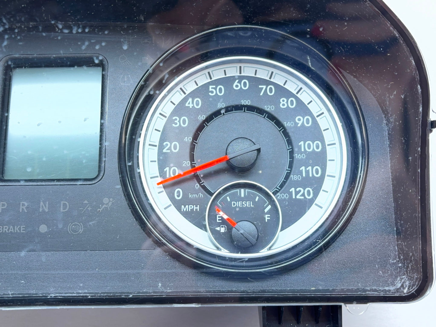 Speedometer Gauge Cluster 2018 Ram 2500 3500 6.7L Diesel 3.5" Screen 68340678AB