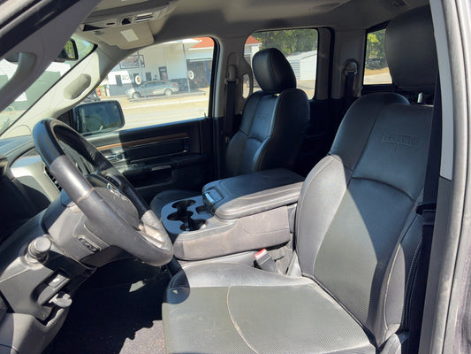 Laramie Black Leather Seats, 2013-2018 Ram 1500 2500 3500