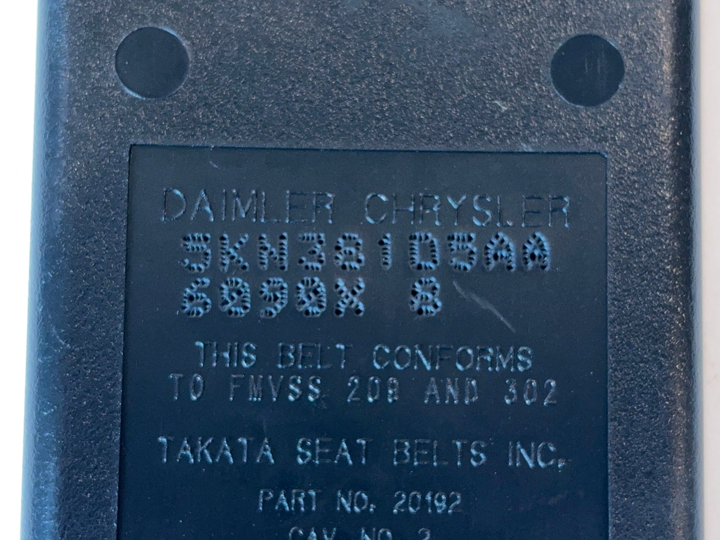 Rear Seat Belt Buckle, 2006-2008 Ram 1500 2500 3500 Rear Center or LR 5KN381D5AA