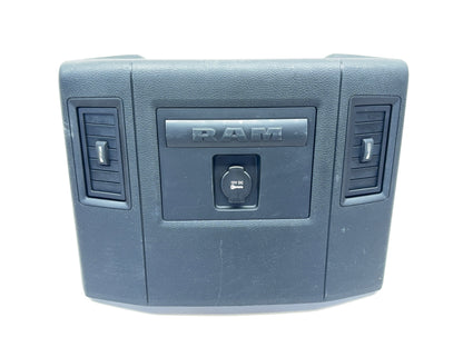 Center Console Rear Panel, 2013-18 Ram 1500 13-17 Ram 2500 3500 5NA01DX9AA Black