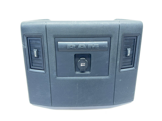 Center Console Rear Panel, 2013-18 Ram 1500 13-17 Ram 2500 3500 5NA01DX9AA Black