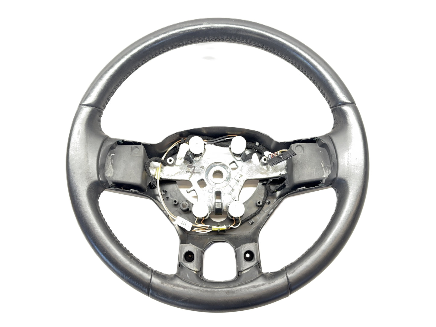 Leather Steering Wheel Ram 2013-2018 Ram 1500 2500 3500 Black 5NH77DX9AA