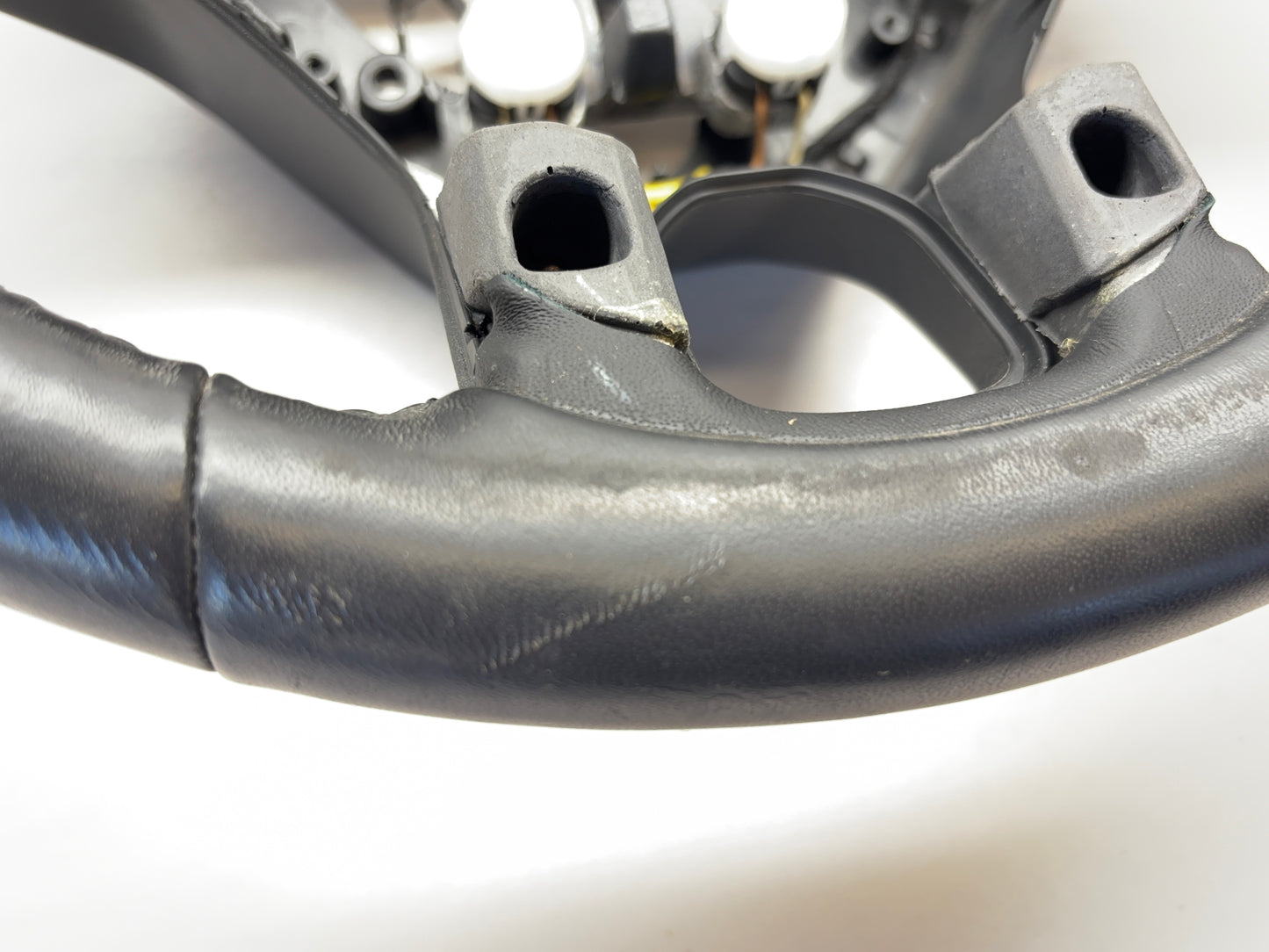 Leather Steering Wheel Ram 2013-2018 Ram 1500 2500 3500 Black 5NH77DX9AA