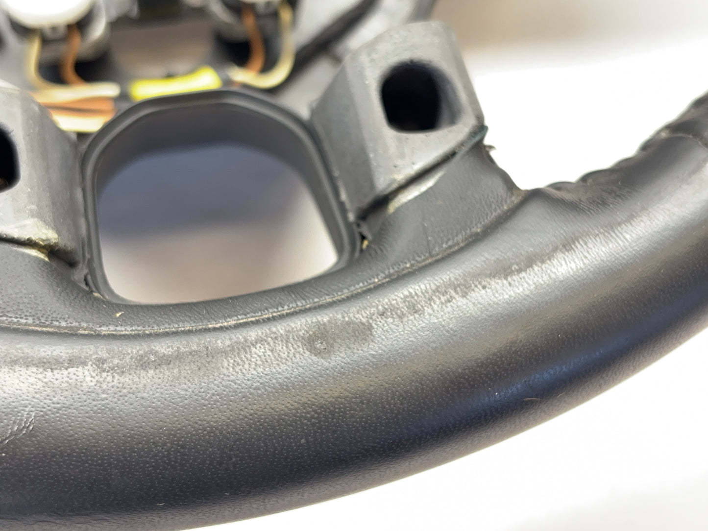 Leather Steering Wheel Ram 2013-2018 Ram 1500 2500 3500 Black 5NH77DX9AA