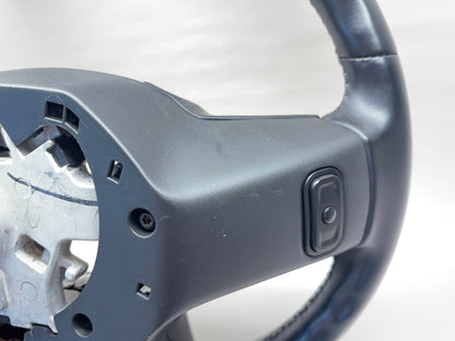 Leather Steering Wheel Ram 2013-18 Ram 1500 2500 3500 Black 5NH77DX9AA w Buttons