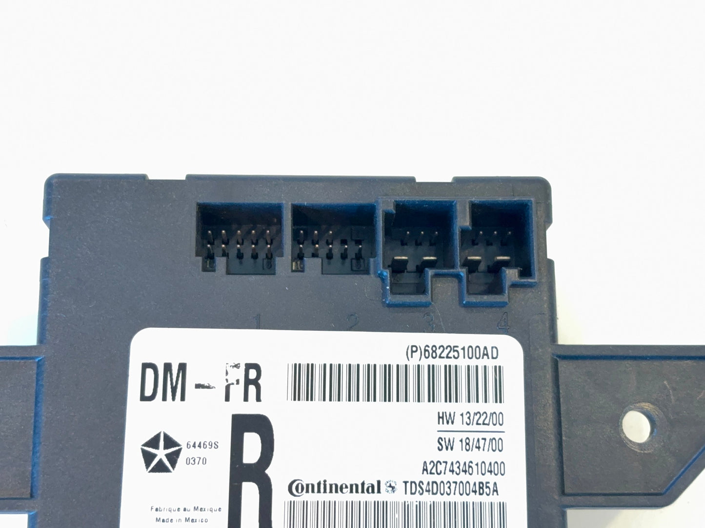 RH Passenger Door Module 2017-18 Ram 1500 2500 3500, 2019+ Classic 68225100AD