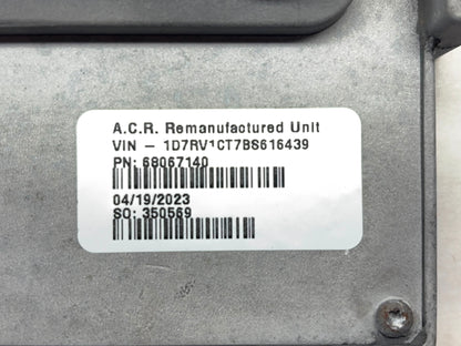 2011 Ram 1500 Engine Computer 5.7L Hemi 68067140 590-2209 Reprogram Required