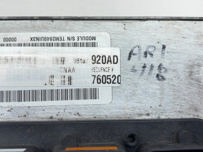Engine Computer 2010 Ram 1500 2010 Dakota 4.7L Automatic 05187920AD 590-1782