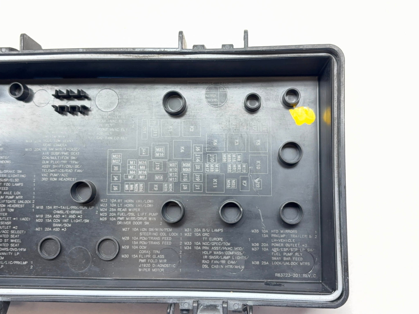 Cover for TIPM Totally Integrated Power Module, 2011 Ram 1500 5.7L Hemi V8