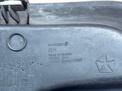 Passenger Fog Light Bezel and two Sensors 2019-2024 Ram 1500 New Body Style RH