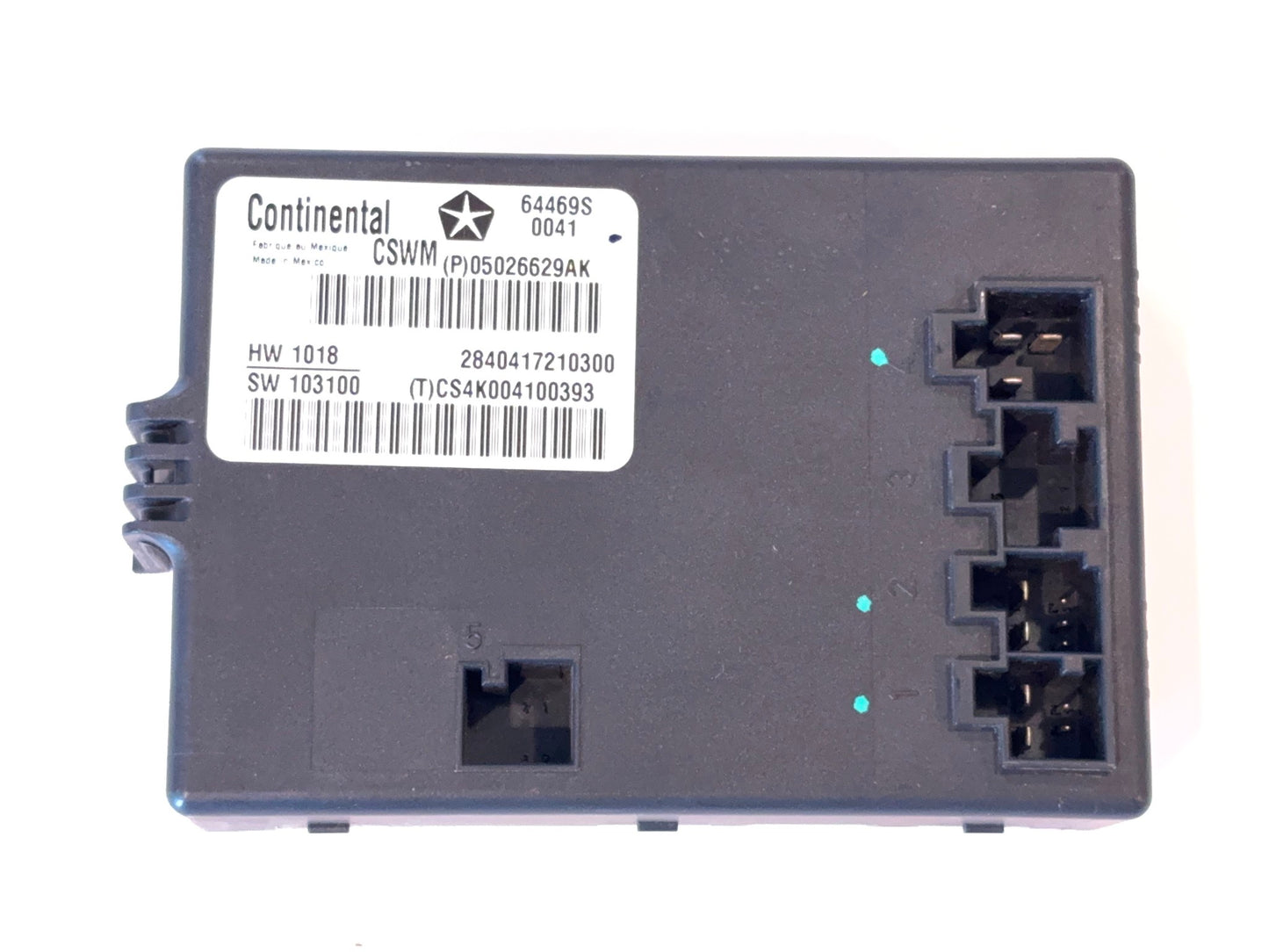 Seat Module, 2011-2012 Ram 1500 2500 3500 with Heated Seats and Heated Steering