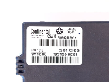 Seat Module, 2011-2012 Ram 1500 2500 3500 with Heated Seats and Heated Steering