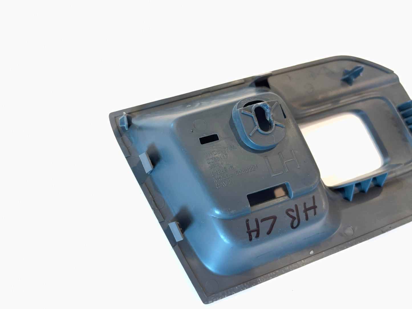 Door Handle Trim Bezel, 2013-2018 Ram 1500 2500 3500 LH, 1WD59DX9AC *Damaged