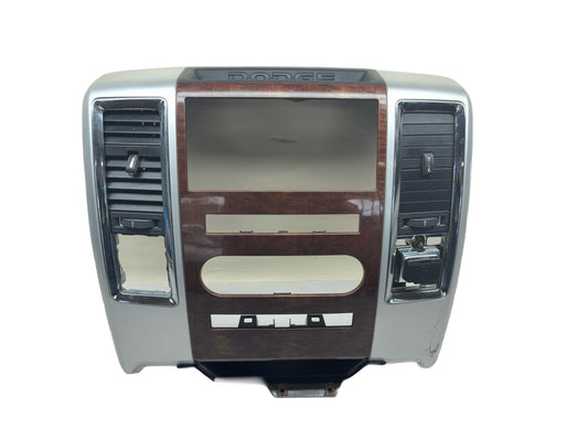 Radio Bezel Center Stack 2009-10 Ram 1500 10-12 2500 3500 Full Console *Dmg Vent