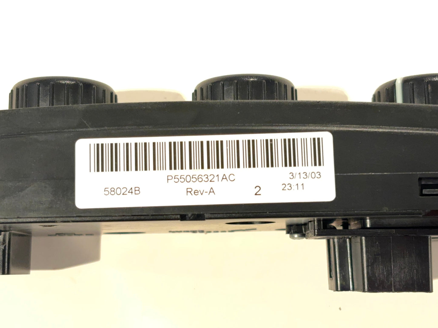 Climate Heater Control 2002-05 Ram 1500 03-05 2500 3500 w Rear Defr 55056321AC