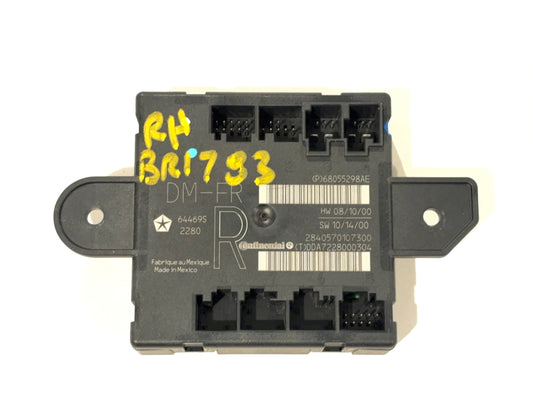 Passenger Side Door Module, 2010-2012 Ram 1500 2500 3500, RH 68055298AE