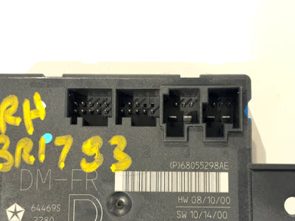 Passenger Side Door Module, 2010-2012 Ram 1500 2500 3500, RH 68055298AE