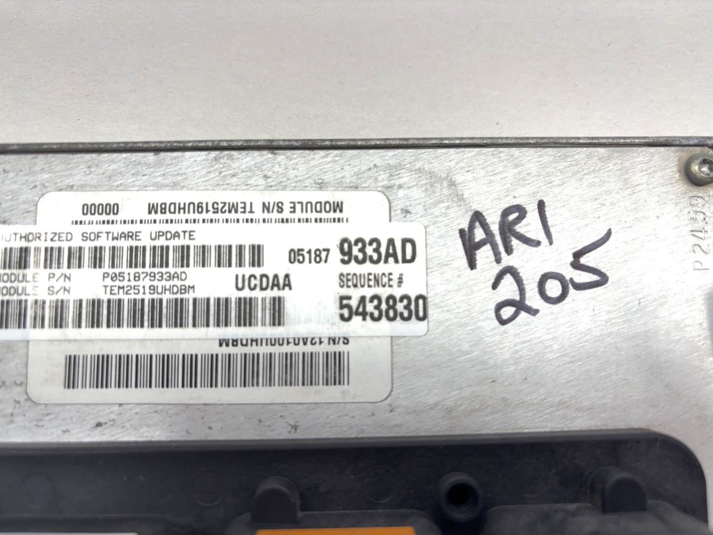 Engine Computer ECM 2010 Ram 1500 5.7 Hemi 5187933AD 590-1890 Reprogram Required