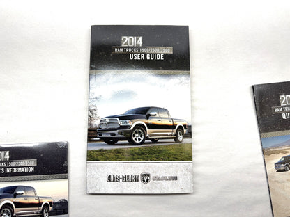 Owner's Manual, 2014 Ram 1500 2500 3500 with supplements for HD Trucks Towing