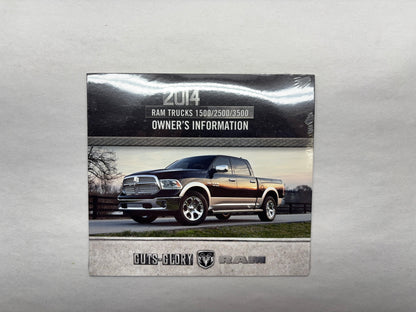 Owner's Manual, 2014 Ram 1500 2500 3500 with supplements for HD Trucks Towing