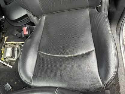 Black Leather Front Seats, 2013-2018 Ram 1500 2500 3500 Htd Vent Mem *NO SHIP