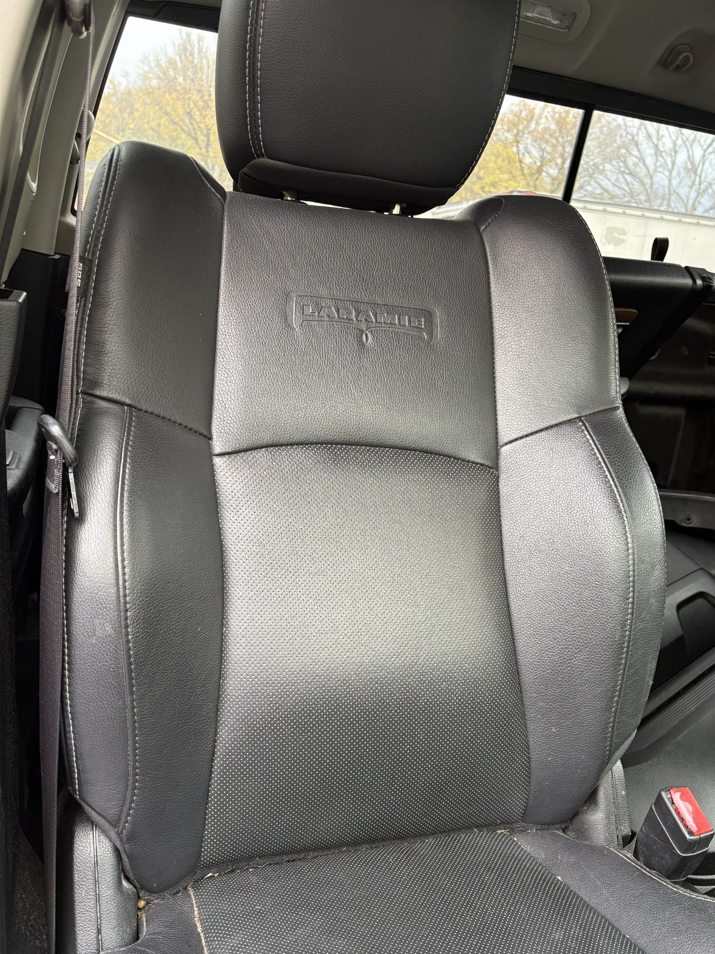 Black Leather Front Seats, 2013-2018 Ram 1500 2500 3500 Htd Vent Mem *NO SHIP