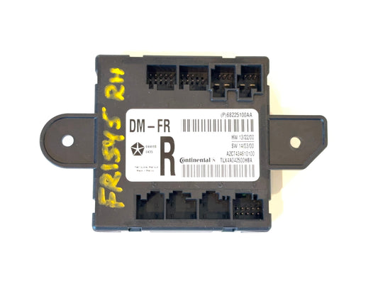 RH Passenger Door Module 2013-18 Ram 1500 2500 3500, 2019+ Classic 68225100AA