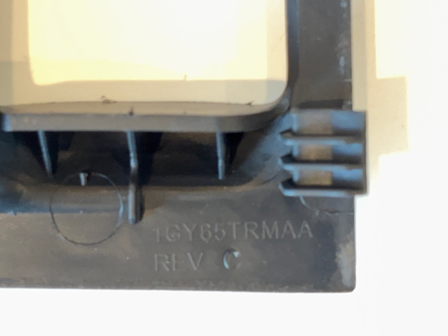 Door Handle Trim Bezel 2010-12 Dodge Ram 1500 2500 3500, Driver Side, Black