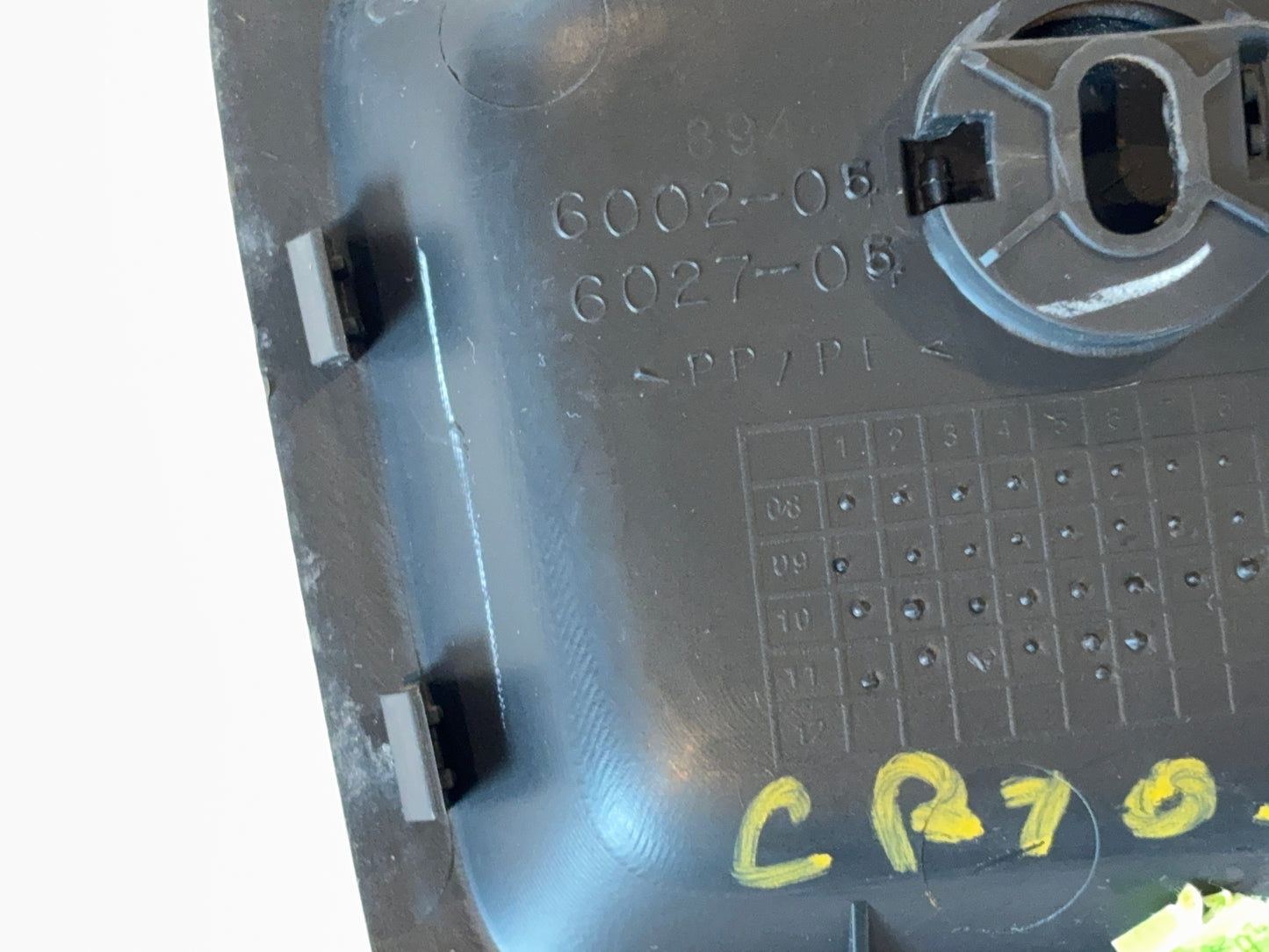 Door Handle Trim Bezel 2010-12 Dodge Ram 1500 2500 3500, Driver Side, Black