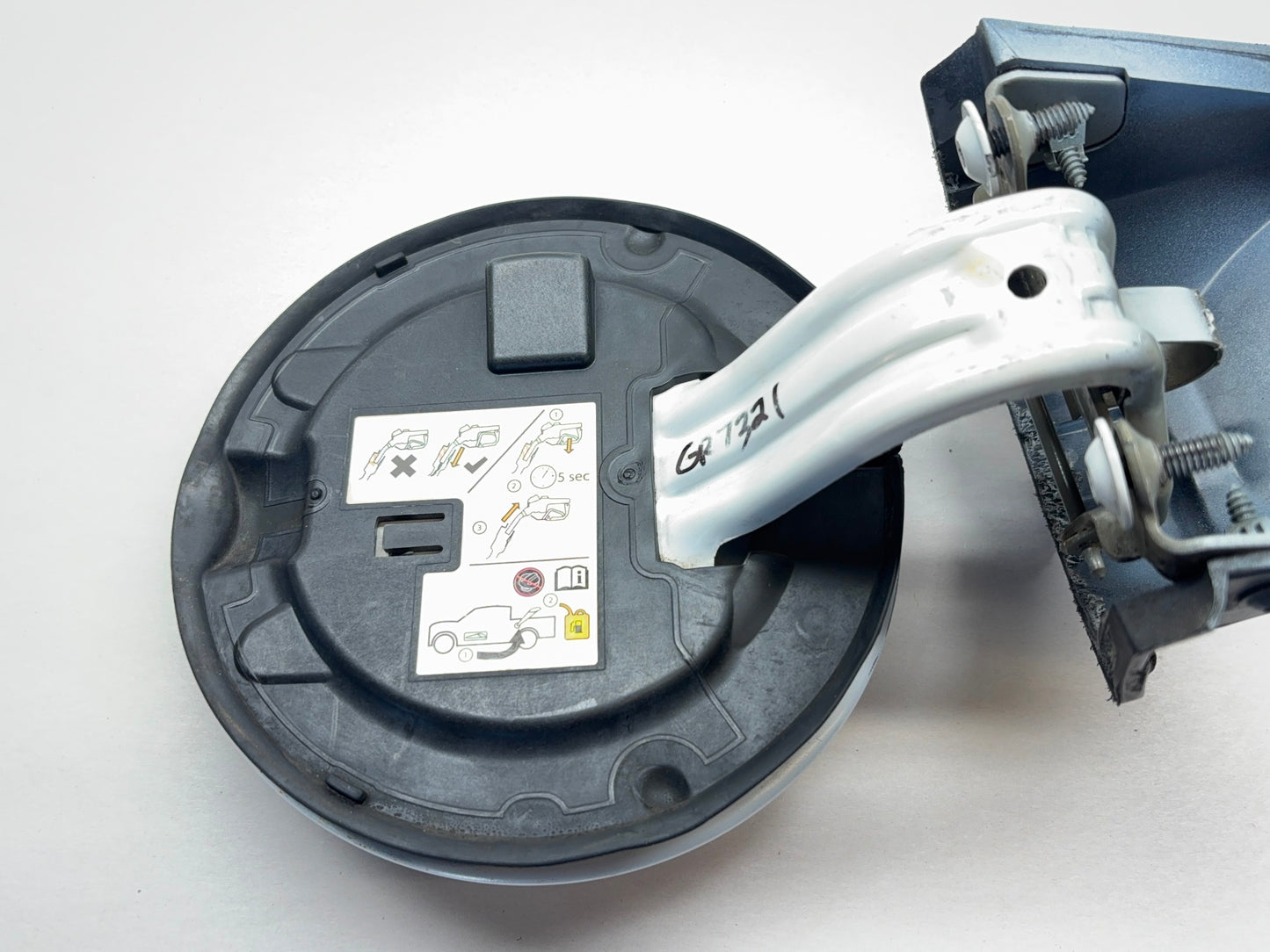 Fuel Door 2014-18 Ram 2500 3500 Bright White PW7 68171514AA Diesel Instructions