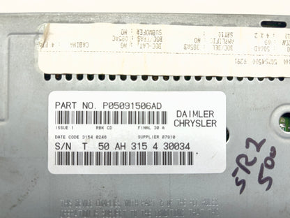 Radio AM/FM CD 2002 2003 2004 2005 Ram 1500, 2003 04 05 Ram 2500 3500 5091506AD