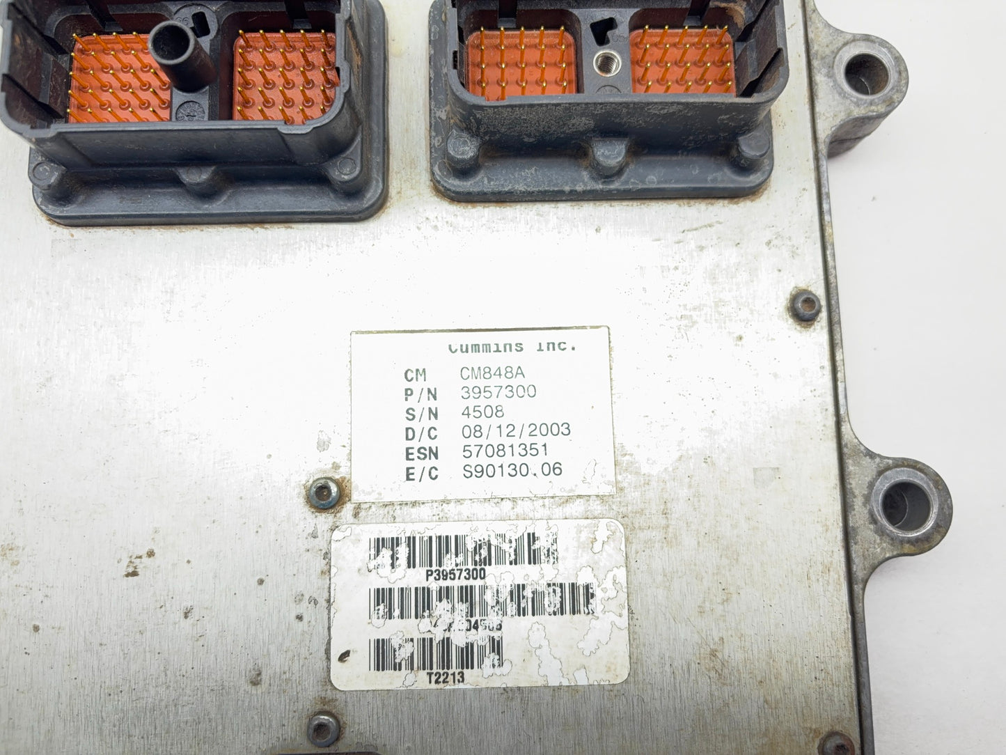 Engine Computer Early 2004 Dodge Ram 2500 3500 Diesel 5.9L 3957300 Manual 848A