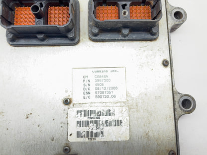 Engine Computer Early 2004 Dodge Ram 2500 3500 Diesel 5.9L 3957300 Manual 848A