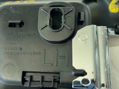 Driver Door Handle Trim Bezel 2013-18 Ram 1500 2500 3500 1WD61DX9AC LED Black