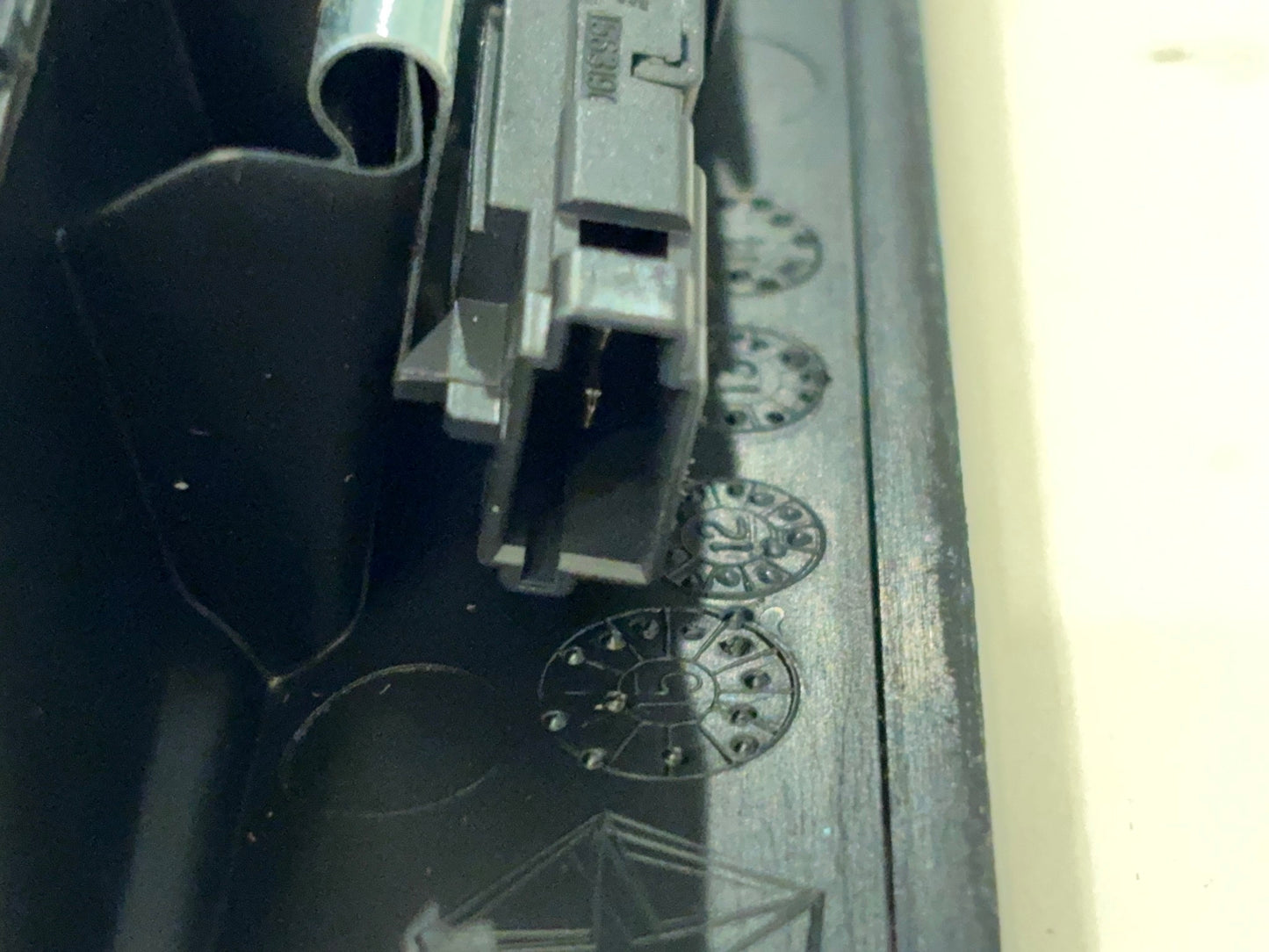 Driver Door Handle Trim Bezel 2013-18 Ram 1500 2500 3500 1WD61DX9AC LED Black