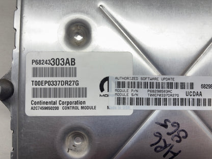 Engine Computer, ECU PCM ECM 2016-18 Ram 1500 5.7 8-SPD 68243303AB 68298503AC