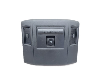 Center Console Rear End Trim Cap 2013-18 Ram 1500 2500 3500 Black 6RE17DX9AA