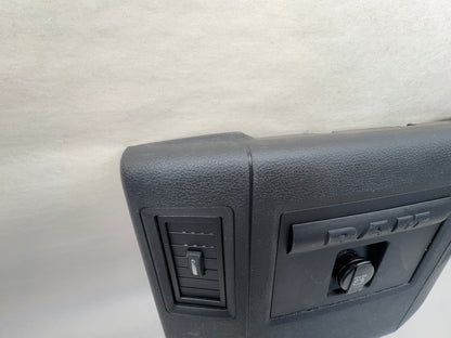 Center Console Rear End Trim Cap 2013-18 Ram 1500 2500 3500 Black 6RE17DX9AA