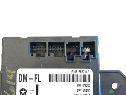 Driver Left Door Module 13-14 Ram 1500 2500 3500 68155771AF Manual Fold Used OEM