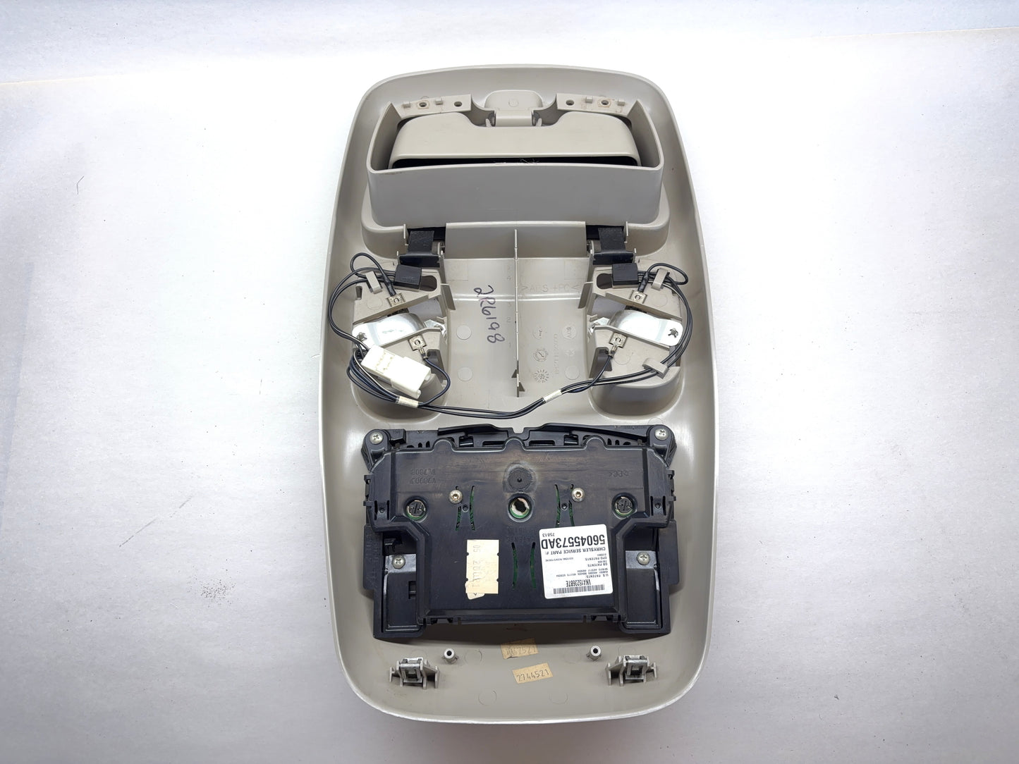 Overhead Console 2002 Dodge Ram 1500 with Sunglass Bin Cubby Module, Used OEM