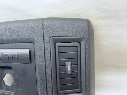 Center Console Rear End Trim Cap 2013-18 Ram 1500 2500 3500 Black 6RE17DX9AA