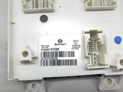 Body Control Module, BCM, 2017-2018 Ram 1500 2500 3500 19-20 Classic 68357472AB