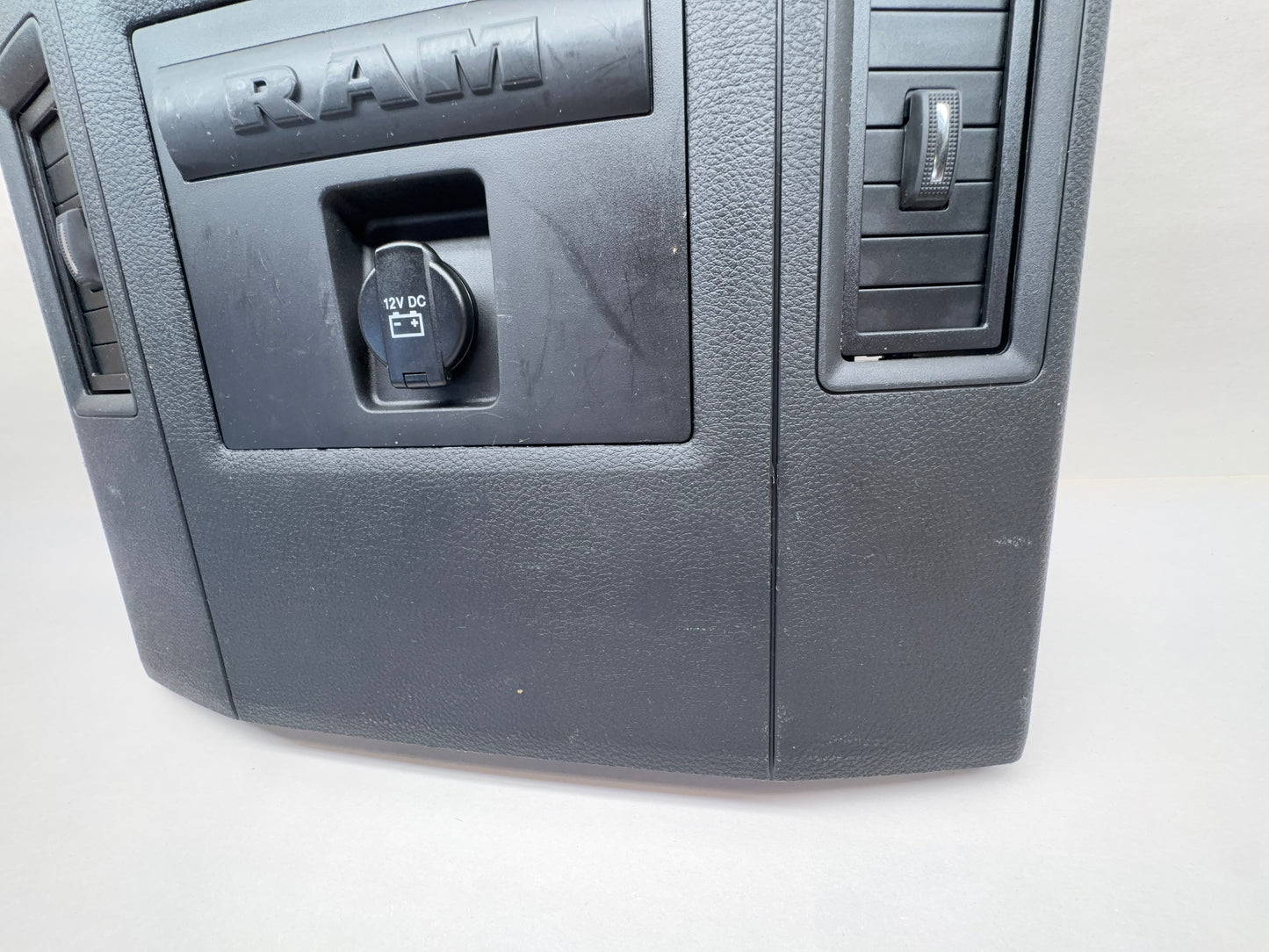 Center Console Rear End Trim Cap 2013-18 Ram 1500 2500 3500 Black 6RE17DX9AA