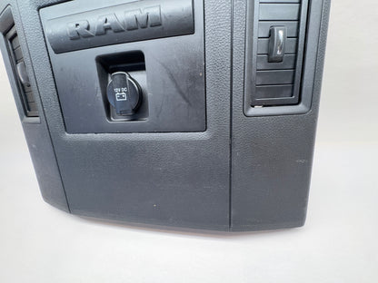 Center Console Rear End Trim Cap 2013-18 Ram 1500 2500 3500 Black 6RE17DX9AA