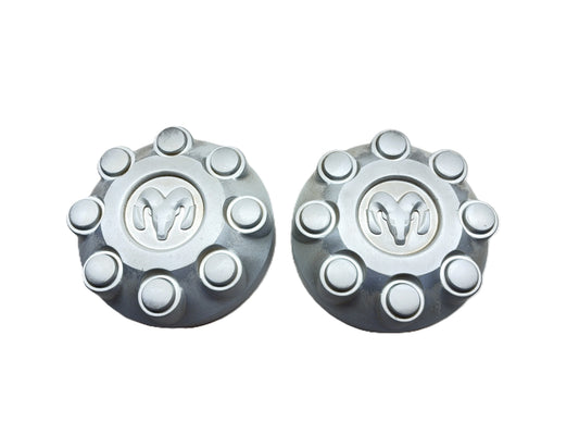 PAINTED Center Cap Pair 2003-2011 Dodge Ram 2500 or 3500 Single Wheel XY18PAKAB Dull