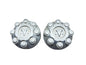 PAINTED Center Cap Pair 2003-2011 Dodge Ram 2500 or 3500 Single Wheel XY18PAKAB Dull