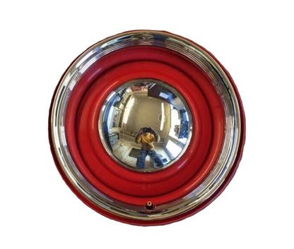 15x6 Dual Bolt Pattern Wheel, Trim Ring and Hubcap, 4 1/2" or 4 3/4" Pattern